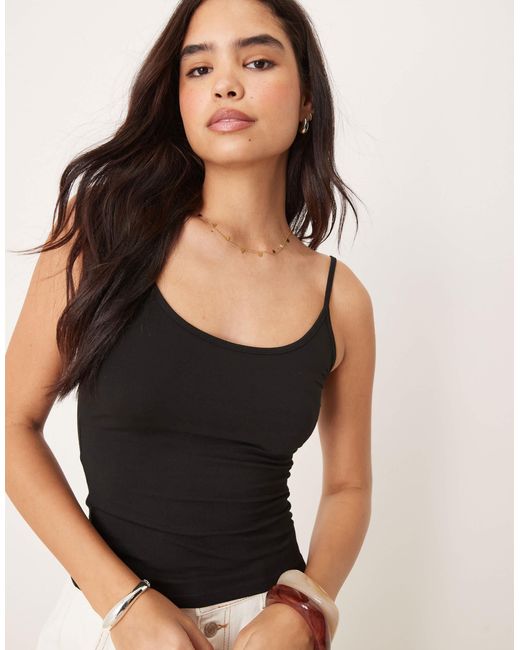 Gina Tricot Black – oberteil aus jersey