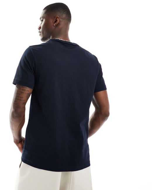 Fred Perry Blue Crew Neck T-shirt for men