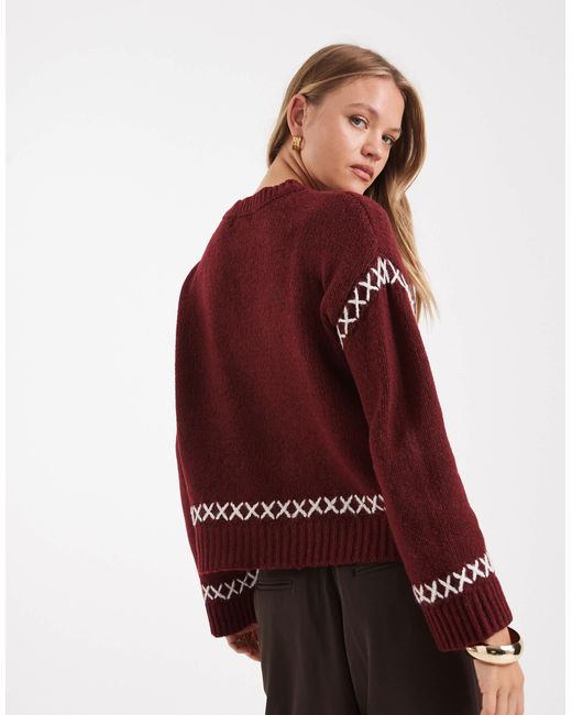 ONLY Red – pullover