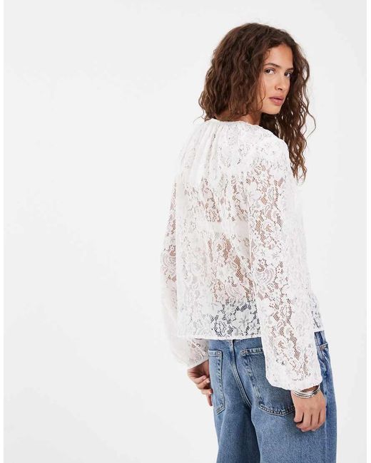 Blusa Bianca di Object in White