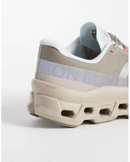 On Shoes White Cloudmster 1 Running Trainers