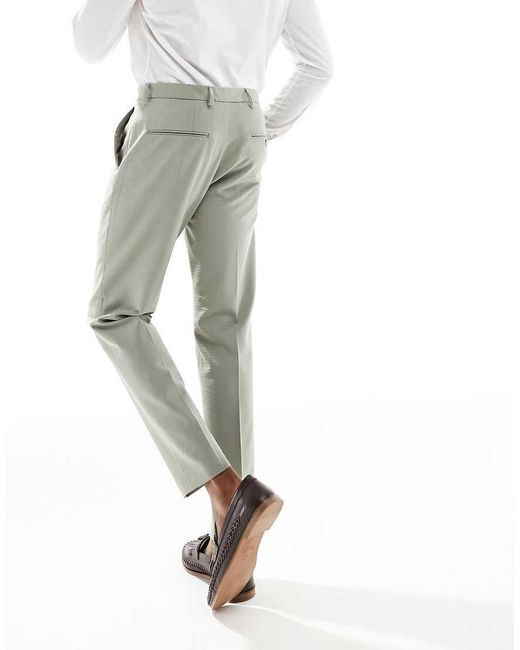 Pantalones SELECTED de hombre de color Green