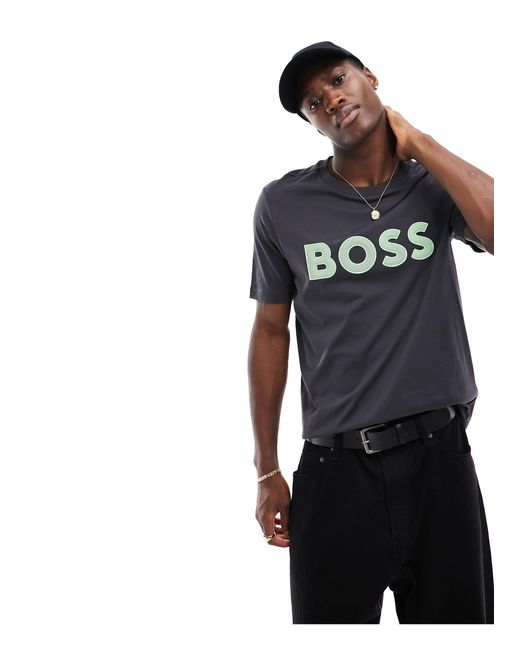 Boss Blue Logo T-shirt for men