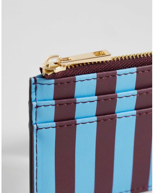 ASOS Blue Striped Cardholder