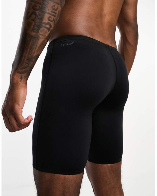 Speedo Black Endurance Jammer Swim Shorts for men