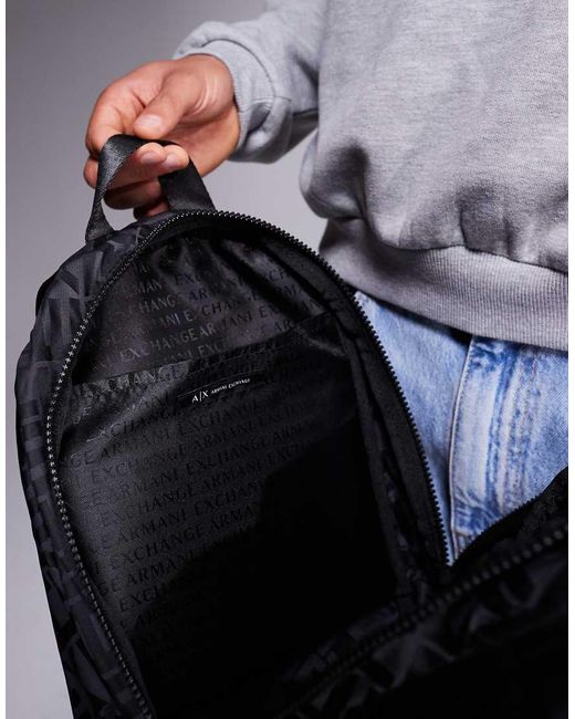 ARMANI EXCHANGE 2-In-1 Rugzak Met Logo in het Blue voor heren