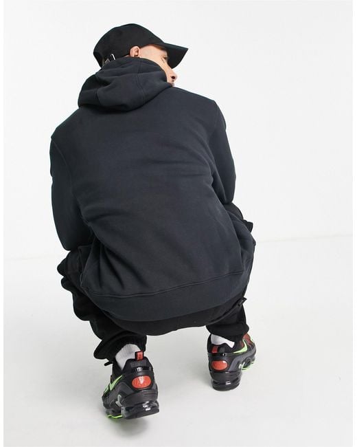 Sudadera negra con capucha y logo metalizado club Nike de hombre de color  Negro | Lyst