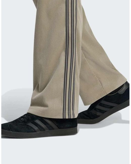 Adidas Originals Natural Firebird Corduroy Track Pants for men