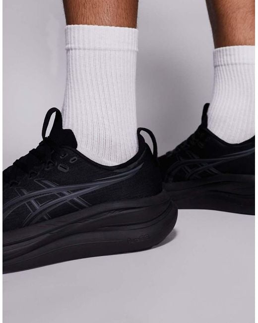 Asics Black Gel-nimbus 28 Trainers for men