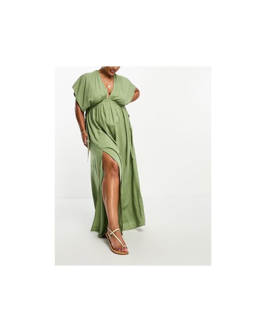 Asos design curve - robe ASOS en coloris Green