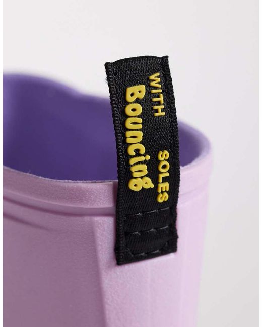 Dr. Martens Purple 1460 Waterproof Rain Boot
