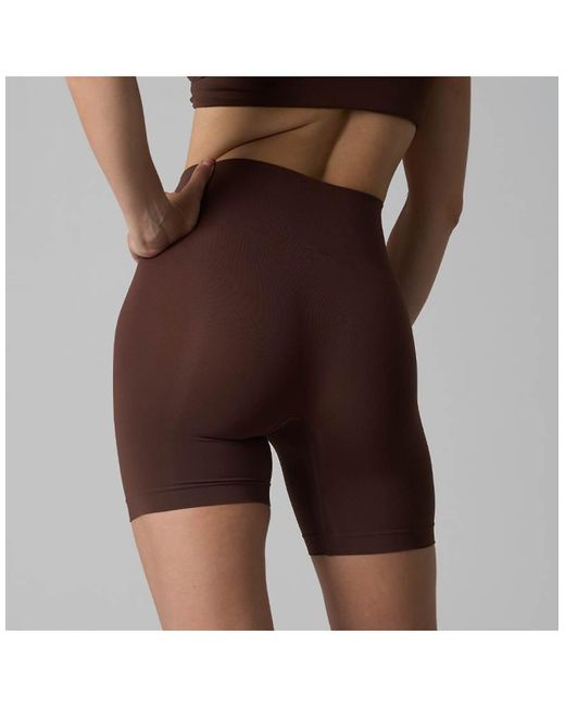 agon® Brown High Waist Legging Short