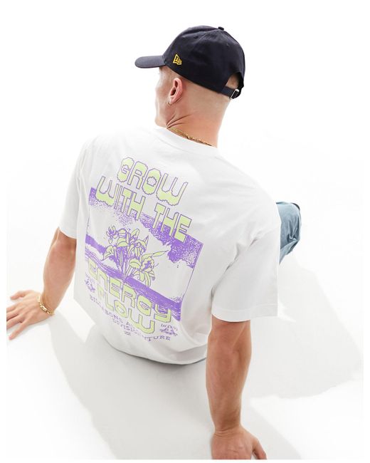 Billabong White Energy Flow T-shirt for men
