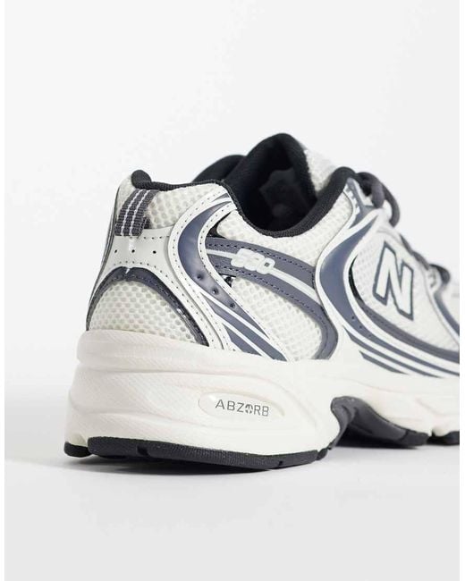 New Balance White 530 Trainers