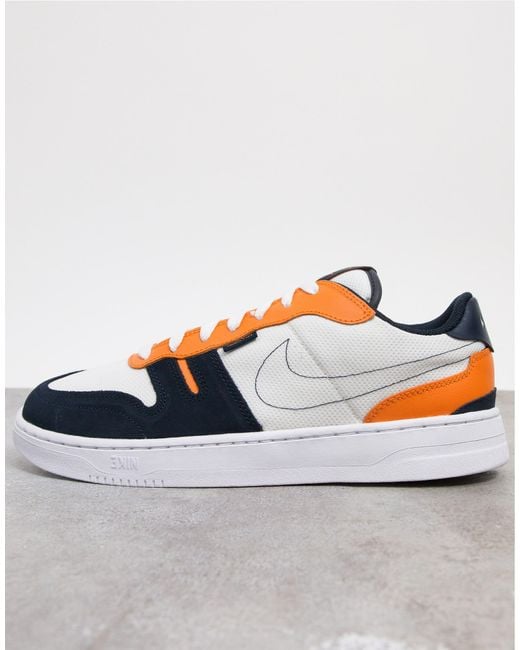 Squash-type - sneakers bianche/arancioni da Uomo di Nike in Bianco | Lyst