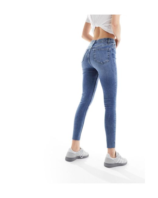 Miss Selfridge Blue – skinny-jeans