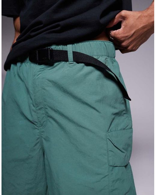 The North Face Short Met Cargozakken En Logo in het Blue voor heren