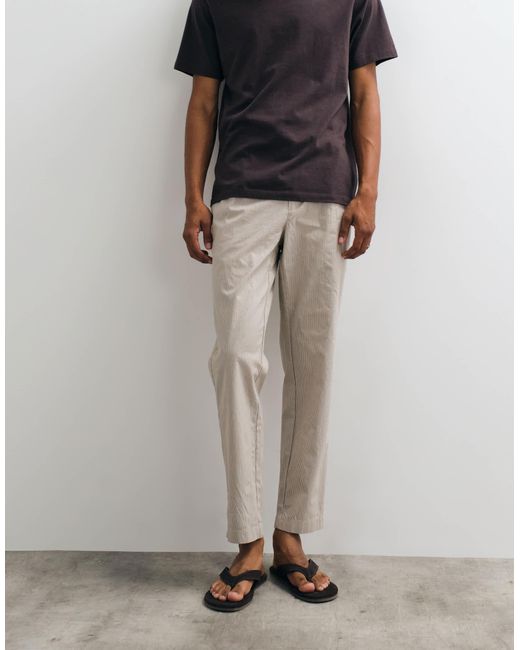 Mango Multicolor Straight Trouser for men