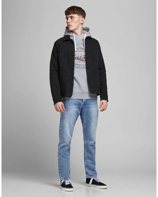Jack & Jones Blue Chris Relaxed Fit Jeans for men