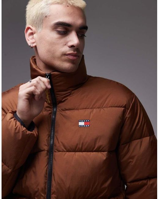 Tommy Hilfiger Gray Puffer Jacket for men