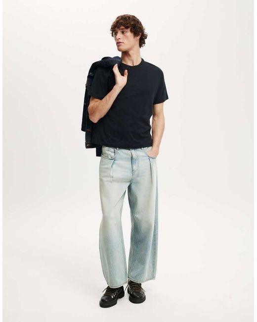 Cotton On Blue Fitted T-Shirt for men