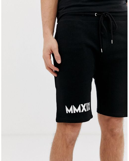 mens skinny jersey shorts
