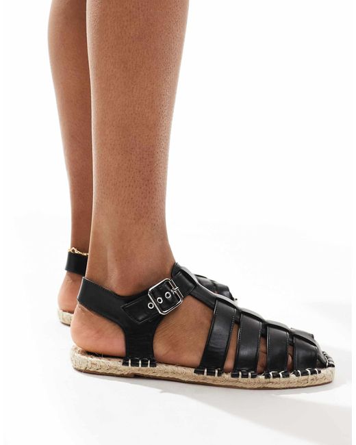 ASOS Orange Jukebox Fisherman Espadrille