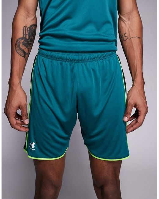 Under Armour Blue Challenger Training Shorts for men