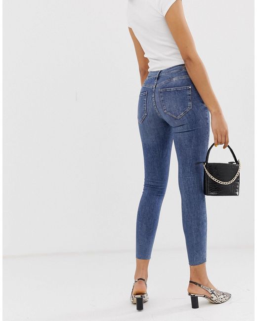 river island molly leather look jegging