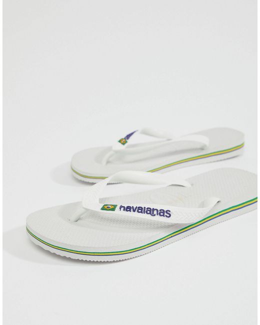 havaianas brasil logo flip flops