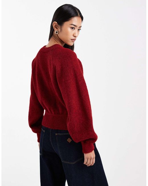 ASOS Red – flauschiger pullover