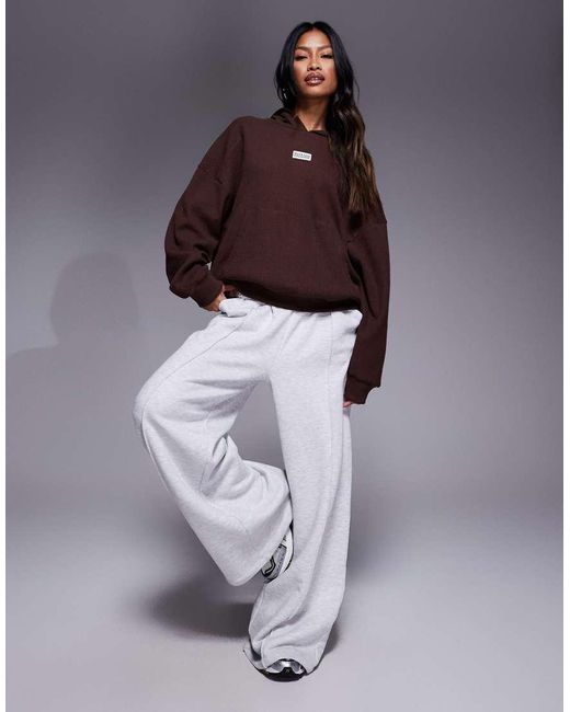 Sudadera Marrón Con Capucha De Tejido Grueso Gofrado De Weekend Collective ASOS de color Brown