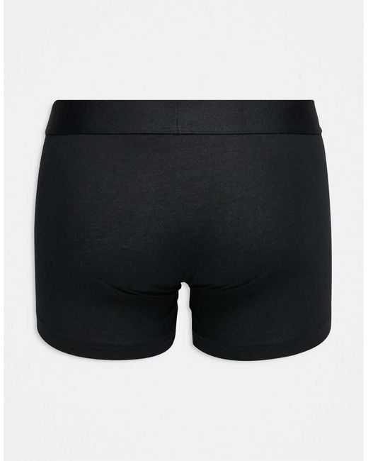 New Look Black 5 Pack Trunks for men