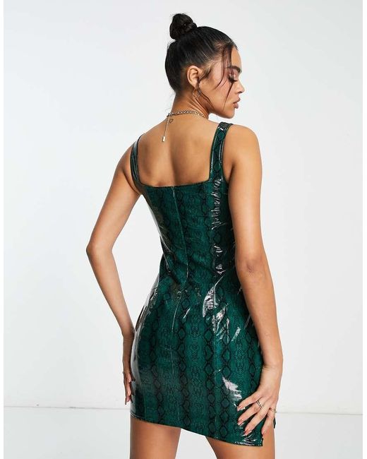 Vinyl corset dress cheap