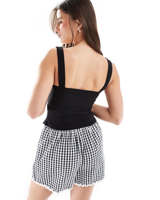 Stradivarius Black – trägertop