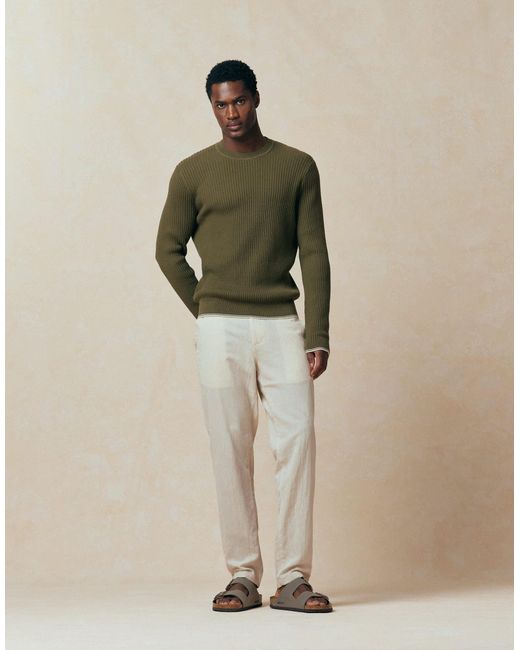 Sweat en maille Mango pour homme en coloris Green