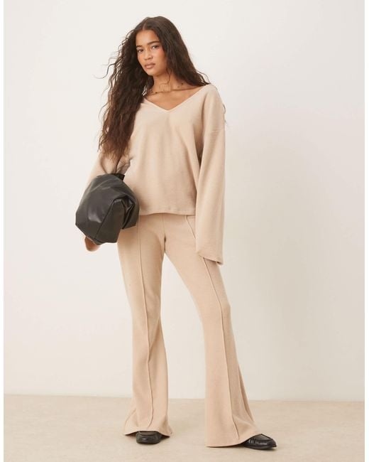 ASOS Natural Flare Trouser