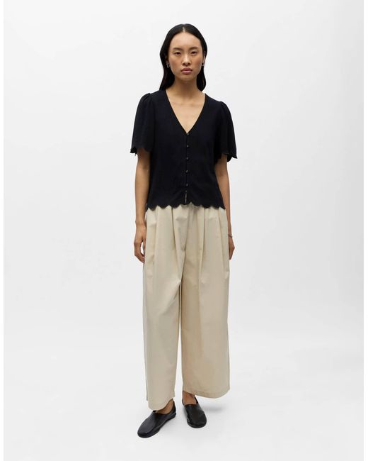 Blouse Object en coloris Black