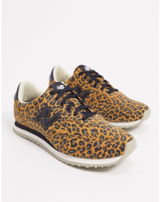 New Balance Rubber Comp 100 Retro Animal Print Trainers in Black | Lyst  Canada