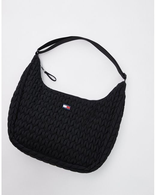 Tommy Hilfiger Red Large Quilted Body Bag