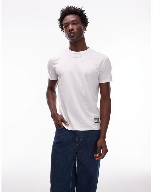 Tommy Hilfiger White Athletic Dept Back Graphic T-shirt for men