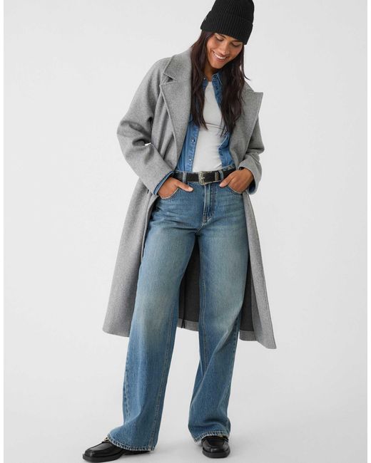 Stradivarius Blue – gerippte mütze