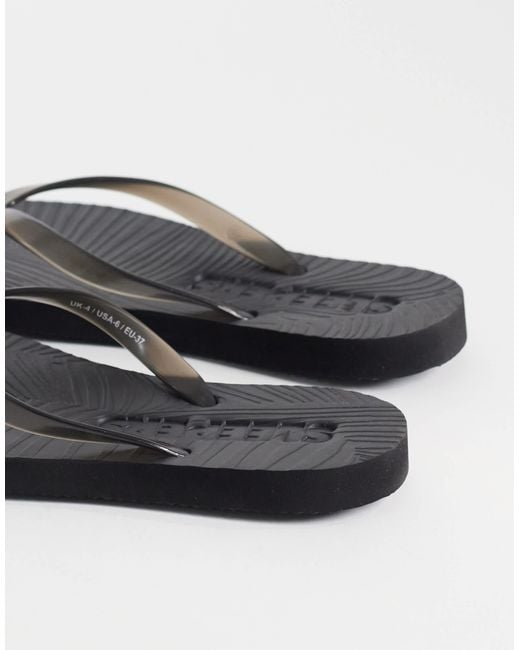 Sleeper Black Tapered Flip Flops