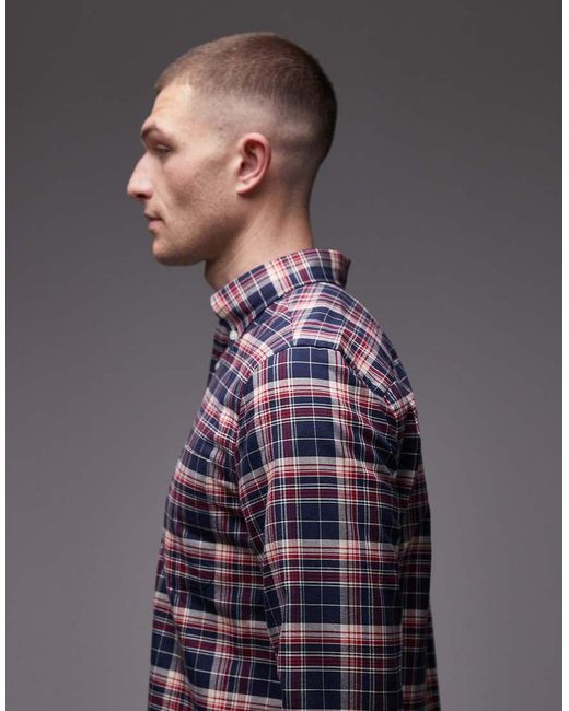 Tommy Hilfiger Gray Heritage Oxford Check Shirt for men