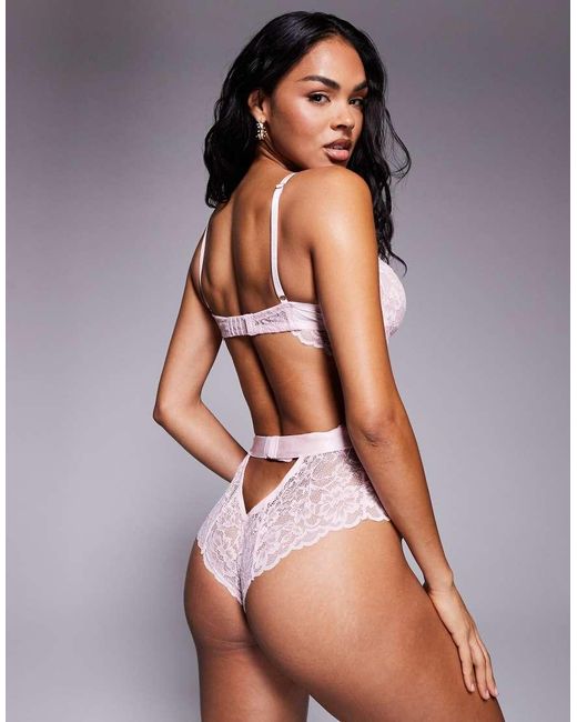 Body Rubor Hold Me Tight De Ann Summers de color Pink