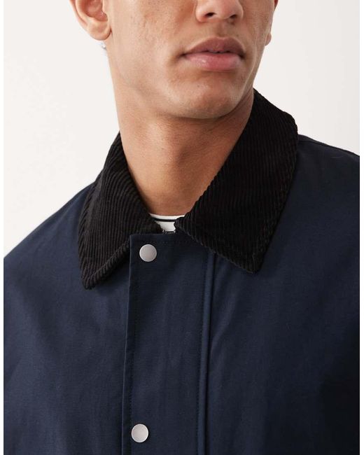 SELECTED Blue Barn Jacket for men