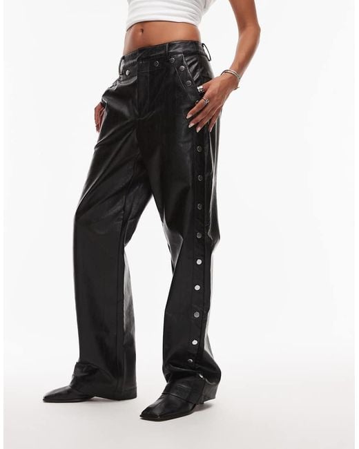 laagam Black Blondie High Waist Pants