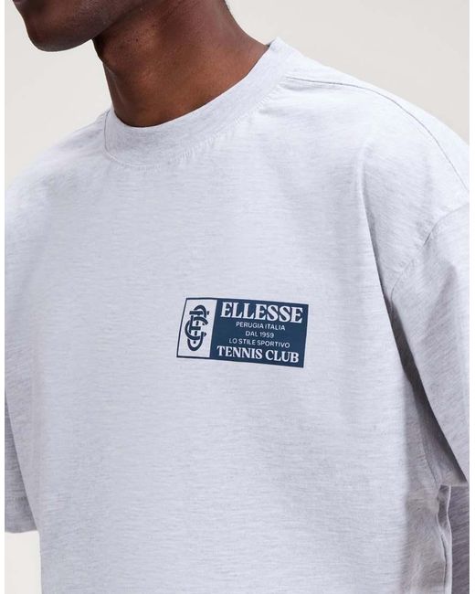 Ellesse White Alunni Tee for men