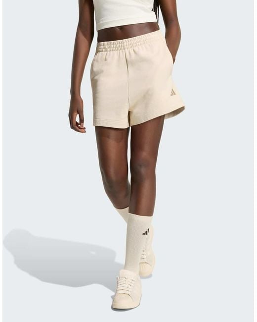 Adidas Originals Natural Adidas Kit Small Logo Short