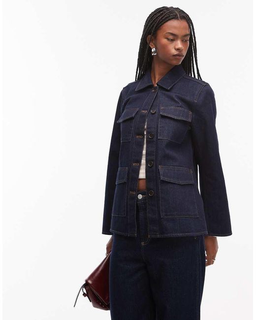 Camicia Giacca di ARKET in Blue